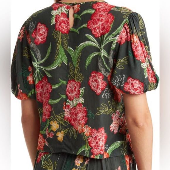 Walter Baker Wendy Floral Print Top Small NWT - Picture 2 of 3